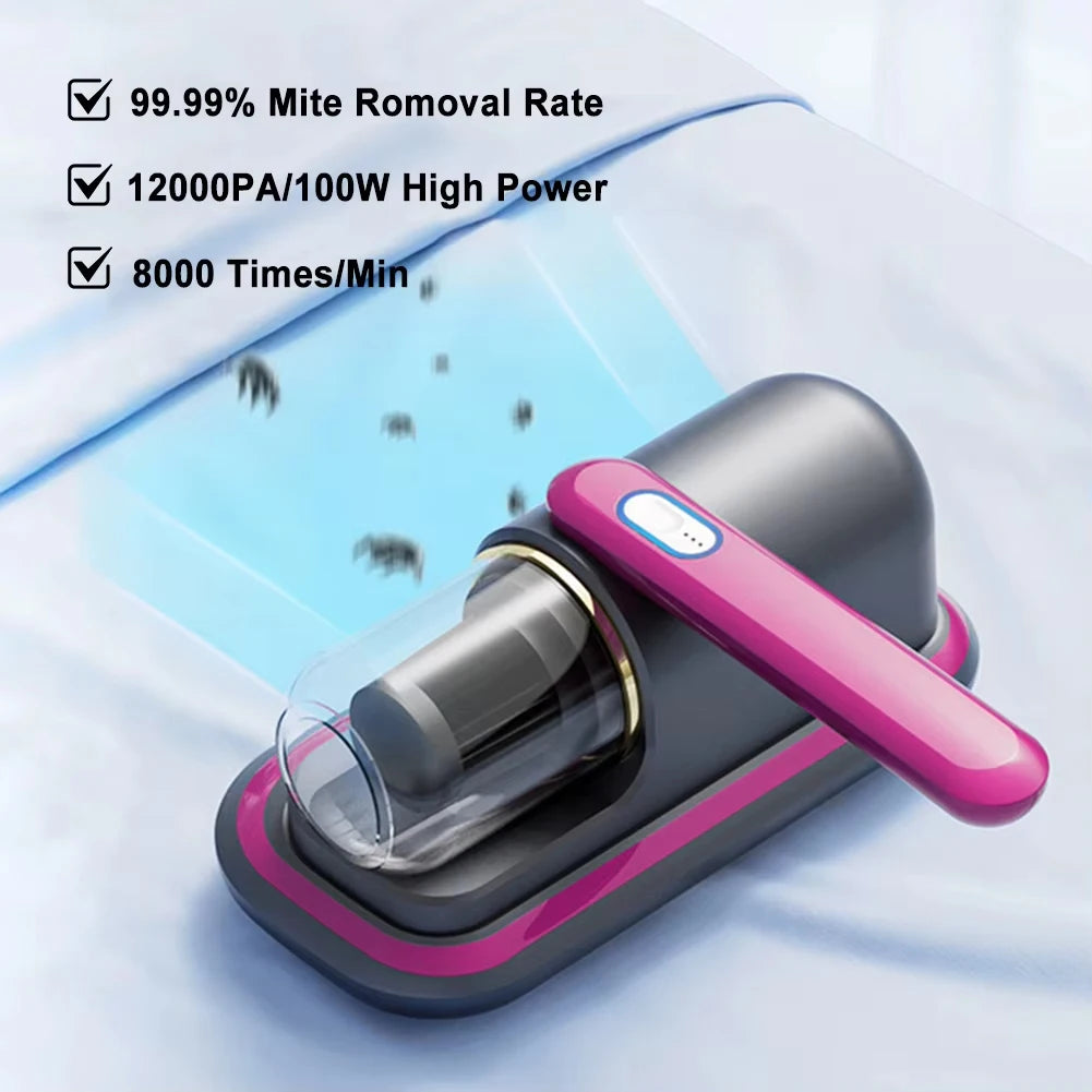 Aspirapolvere Anti-Acari UV™ – Pulizia Profonda per Materassi e Divani (Elimina 99,9% Batteri)