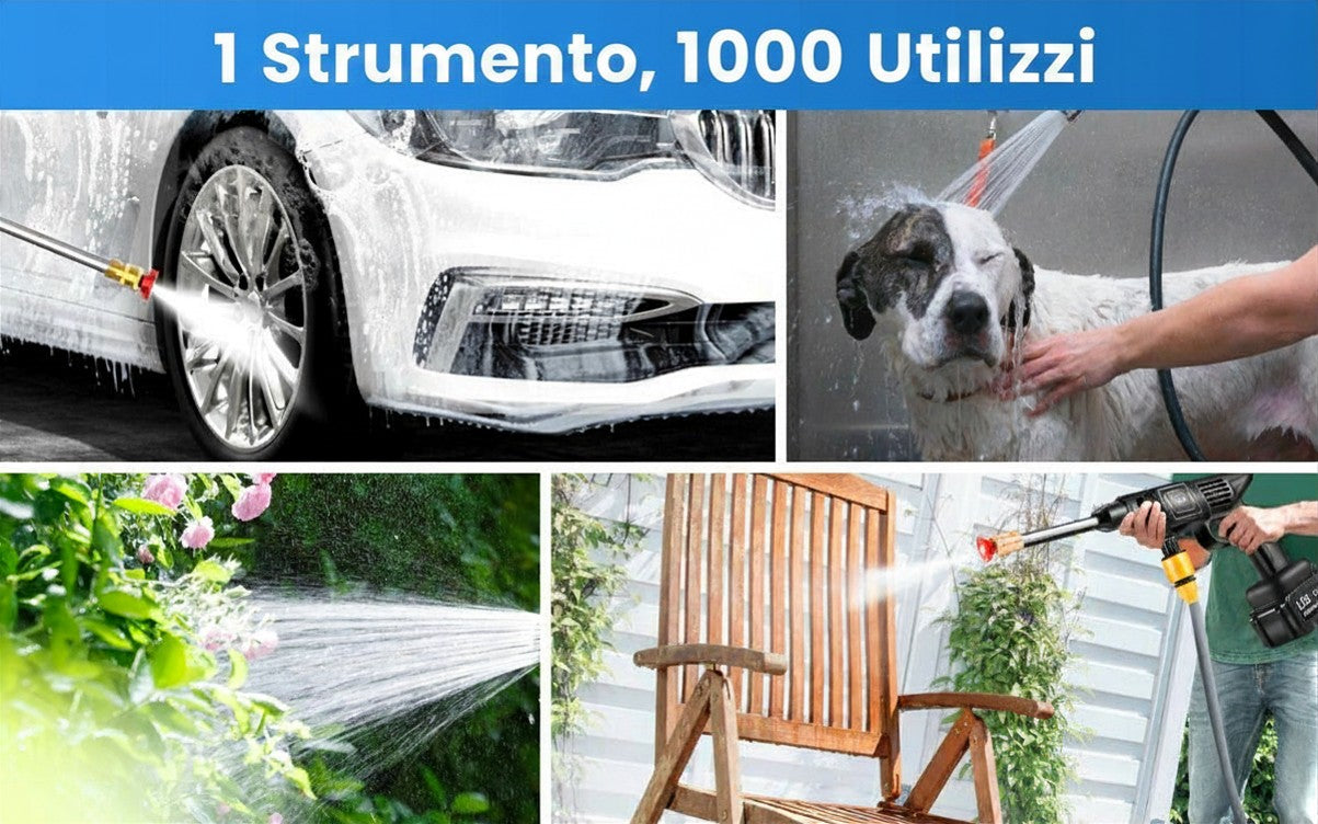 JetClean Pro™ — L'Autolavaggio a Casa Tua: 10 Minuti, Zero Fili, Zero Spesa