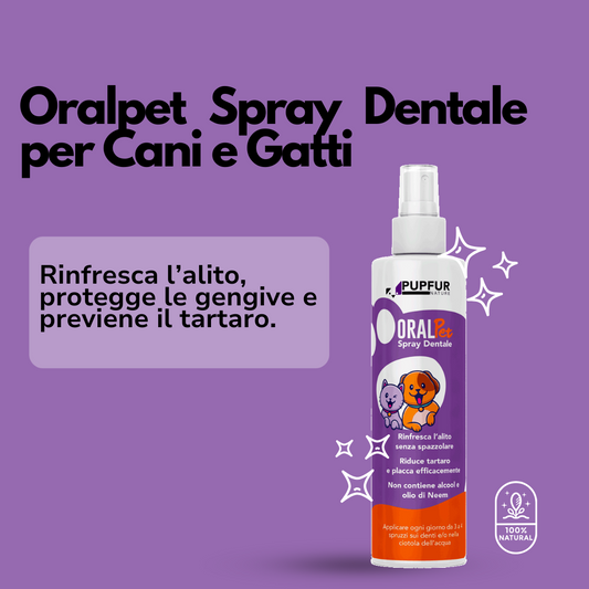 Alito Fresco & Denti Sani – Spray Dentale per Cani OralPet