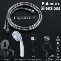 Doccia Portatile Ricaricabile per Campeggio e Viaggi