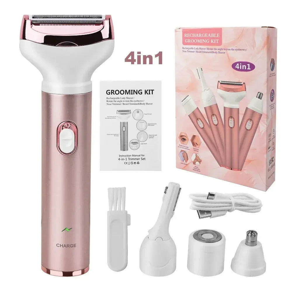 LunaSmooth Pro™ 4-in-1  Rasoio Elettrico Donna