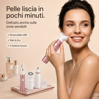 LunaSmooth Pro™ 4-in-1  Rasoio Elettrico Donna