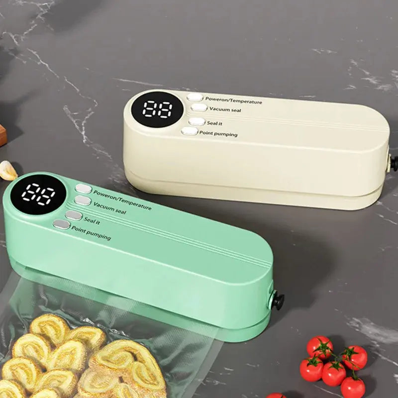 Mini Sigillatrice Sottovuoto Wireless per Conservare il Cibo Fresco