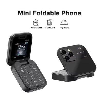 Mini Telefono Pieghevole i16 Pro – Compatto, Pratico, Sempre con Te