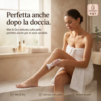 LunaSmooth Pro™ 4-in-1  Rasoio Elettrico Donna