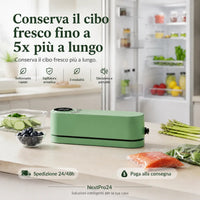 SealFresh Pro™ – Mini Sigillatrice Sottovuoto Wireless 3 in 1.