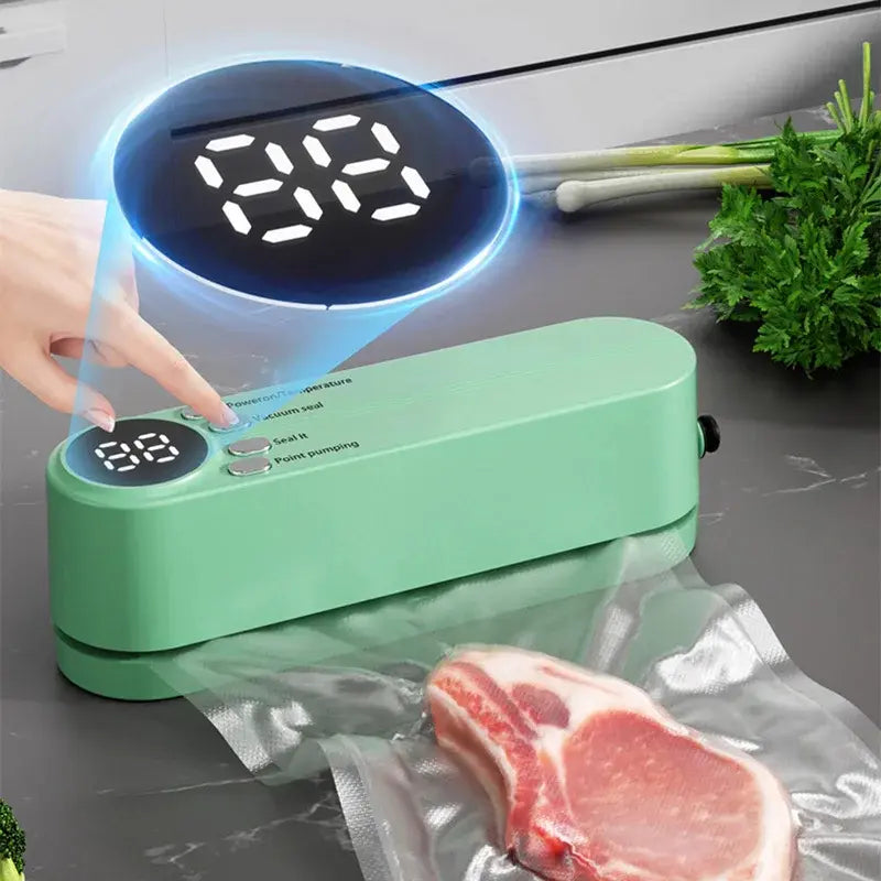 Mini Sigillatrice Sottovuoto Wireless per Conservare il Cibo Fresco